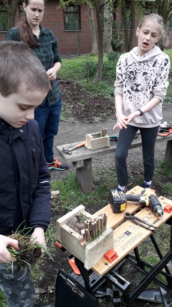 Great turnout for our event today in partnership with the Friends of Quayscape Garden. Bug Box making and Easter trail. <a href="/ConnahsQuayTC/">Connah's Quay Town Council</a>