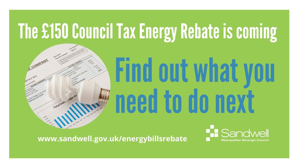 📢📢📢 £150 payments of the Council Tax Energy Rebate will start being made today to households in Bands A to D.

👉 If you pay Council Tax by Direct Debit, you don't need to do anything (as long as you were signed up to pay that way by 7 April. (1/4)