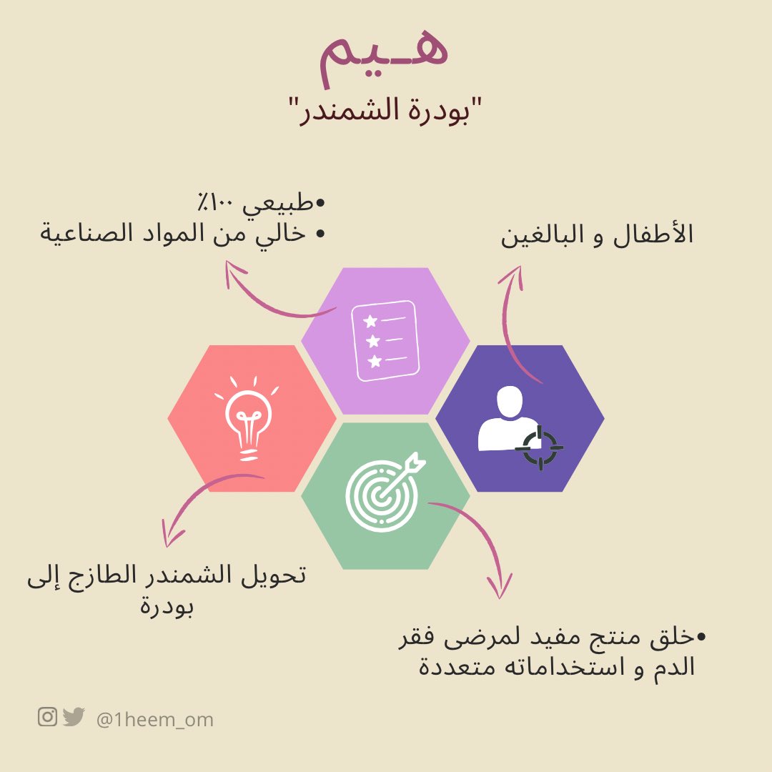 نبذة مُبسطه عن مُنتج هـيم:
-الفكرة
-الهدف
-المستهدفين
-المميزات

#هـيم