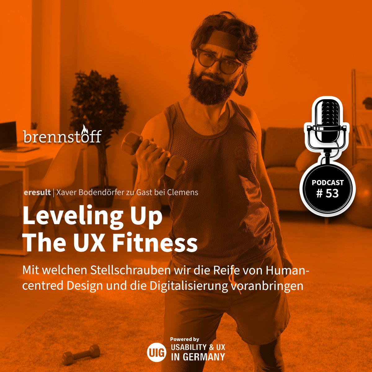 Leveling Up The UX Fitness. Im #brennstoff-Podcast spricht Xaver Bodendörfer mit <a href="/ClemensWeins/">Clemens Weins</a> darüber, mit welchen Stellschrauben Sie das Human-centred Design und die #Digitalisierung in Ihrer Organisation voranbringen. 

Schauen Sie vorbei: spoti.fi/3LSWhzI

#UX #design