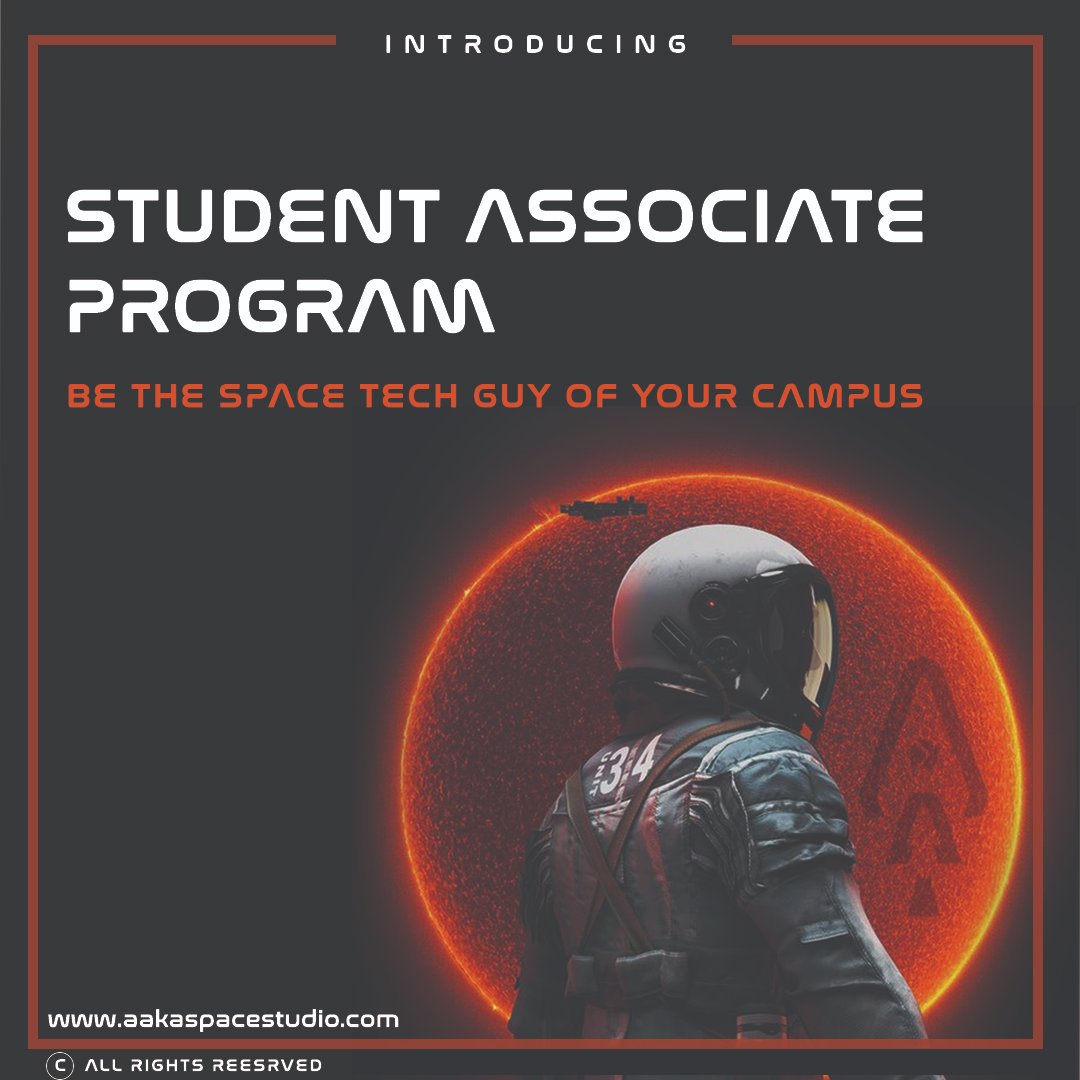 AakaSpace's tweet image. We are looking for the space nerd budding architects among you. With AAKA Space Studio&apos;s Student Associate Program, join us and be a part of our space architecture community. And to register yourself for the program click on  aakaspacestudio.com/copy-of-regist…. 
#spacearchitect #space