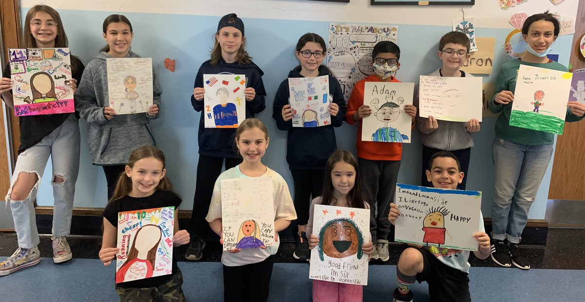 horcherjb's tweet photo. We learned about          Identity and then created 
self-portraits highlighting our uniqueness!  School 4
No Place For Hate
@Kholland_ADL      @OSchool4 https://t.co/AQkLmpE6Zr
