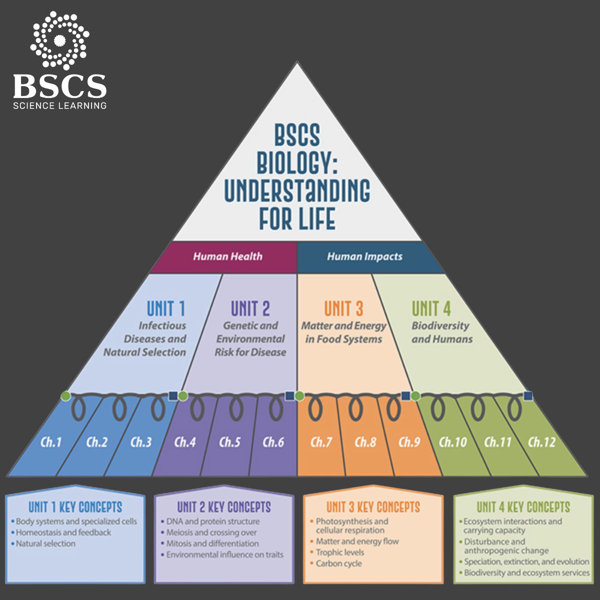 High school #science Ts! Have you checked out our new flagship #biology program, BSCS Biology: Understanding for Life? This resource not only supports Ts in meeting the #NGSS but also prepares Ss for life in our complex, interconnected world. bit.ly/3uu55WK #NGSSchat