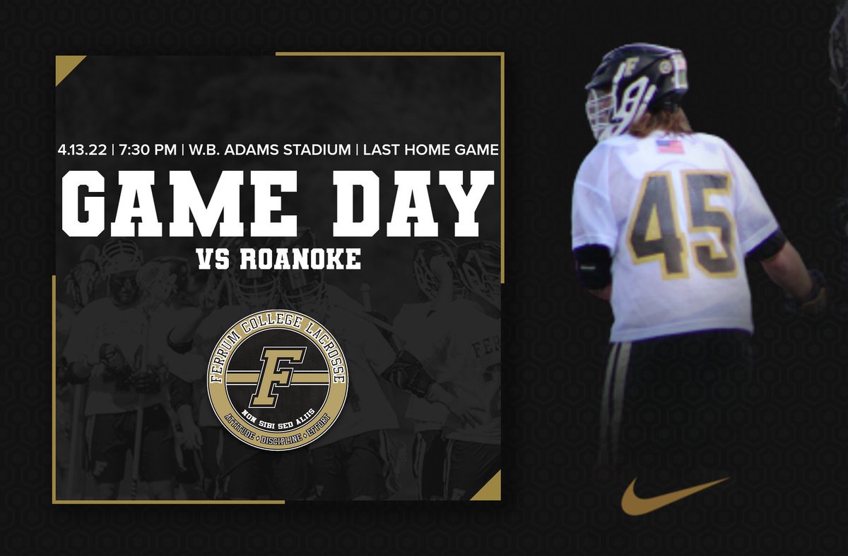 🚨GAMEDAY! It’s our last home game of the season tonight at 7:30 vs Roanoke! #ncaa #lacrosse #saddleup #llc #llo