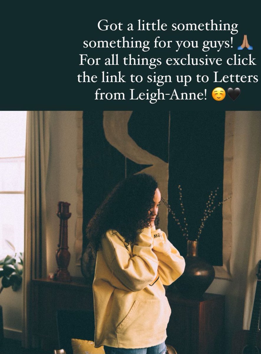 LeighAnneStats's tweet photo. Leigh-Anne Pinnock teasing her upcoming project via Instagram stories.

Sign up to Leigh’s official newsletter here: https://t.co/V8iYN570OV https://t.co/EjsoTWlTUd