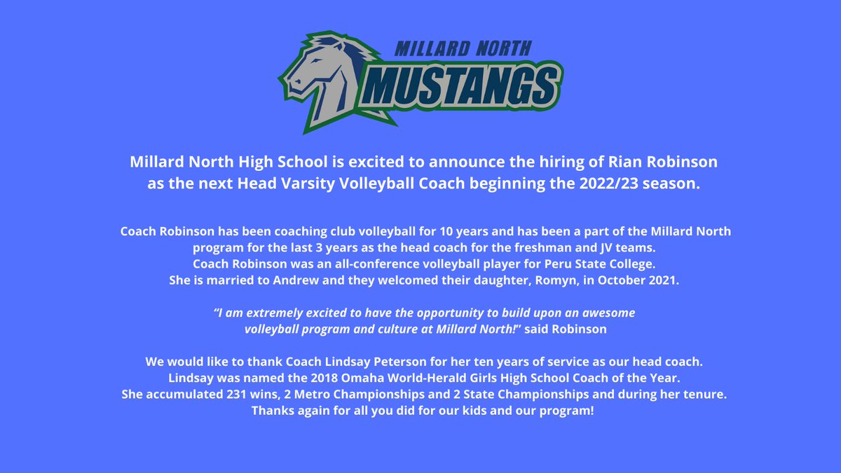 Millard North hires new head volleyball coach