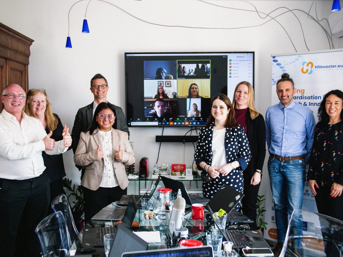Curtains down on the <a href="/HSboosterEU/">HSboosterEU</a> KO meeting🙌
The Consortium is fully committed on supporting #HorizonEurope and #H2020 projects to contribute to #standardisation in their related domains in conjunction with the EU #Standardisation strategy 🇪🇺
hsbooster.eu