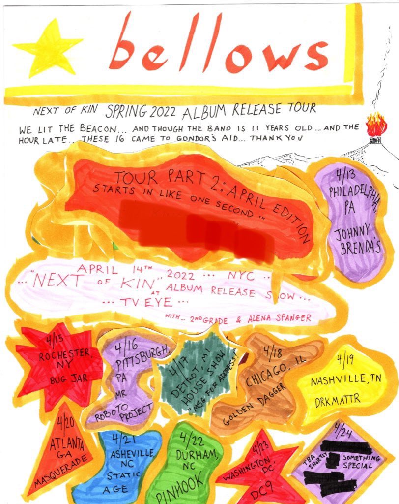 Bellows4L's tweet photo. Philly I have literally not done anything in 5 days so I would not get COVID before tour !! Please come to the show tonight at Johnny Brenda’s, it will rock 🤙

tix: https://t.co/wHlXdHrbLu https://t.co/CvB9i32YO8