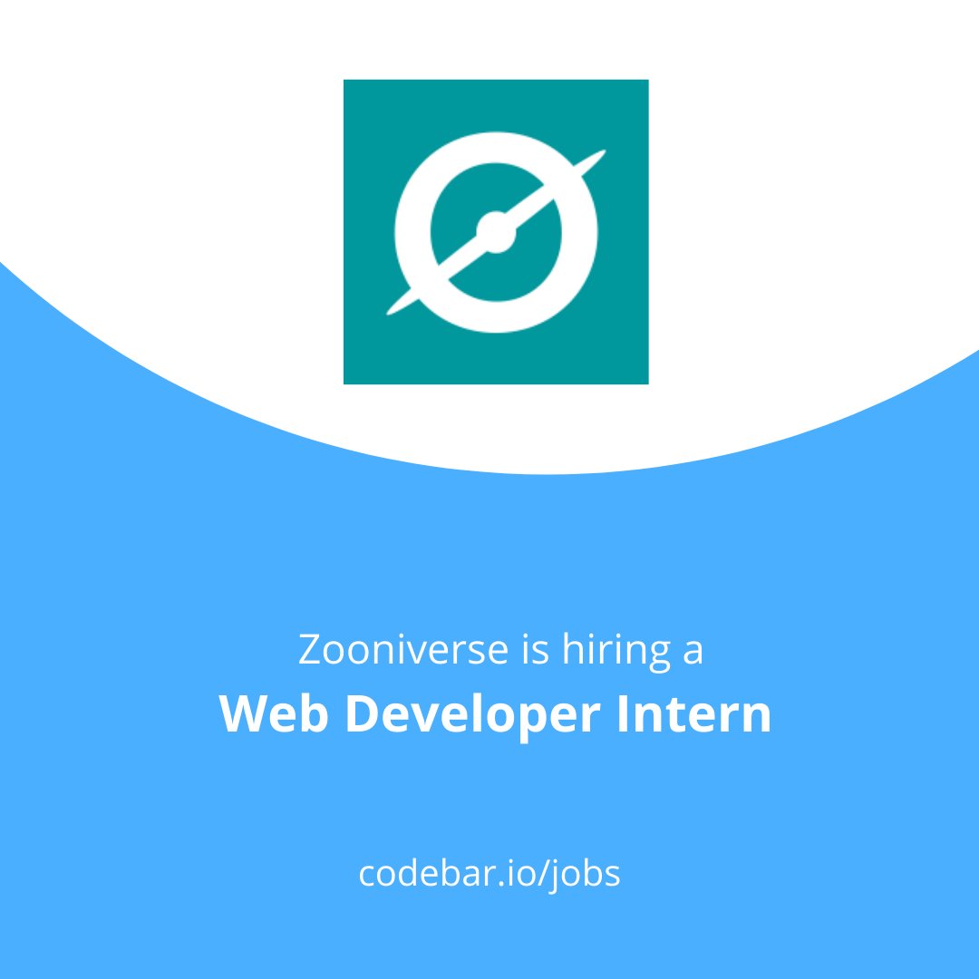 codebar's tweet image. 🚨New Job Alert 🚨@the_zooniverse is hiring for their 3 Month Web Developer Internship
📍Oxford, UK
💻 codebar.io/jobs/web-devel…