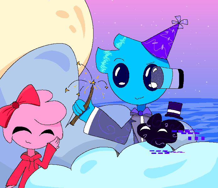 DrawMeAPixel's tweet photo. Not thanks @Quilossal for this beautiful anniversary #fanart! 💜

#thereisnogamewrongdimension #indiegame #art https://t.co/WIIuP7iwiC