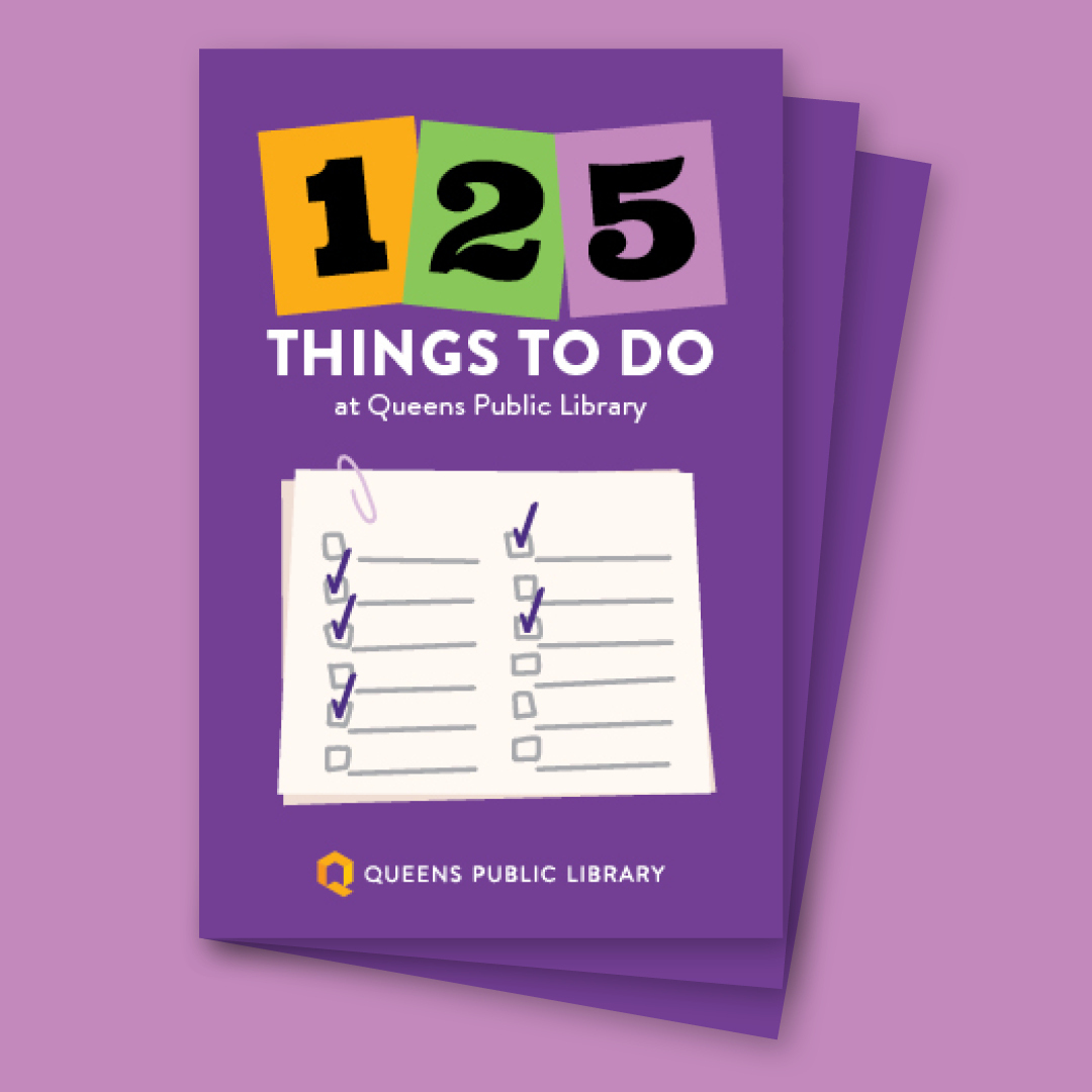 QPLNYC's tweet photo. How many of the 125 Things to Do at Queens Public Library have you completed?
As you do one, some, or all of the things on the list, post a photo on Instagram and use #QPL125, and you’ll be automatically entered into a drawing for a FREE QPL tote bag! https://t.co/6I0KpBuj93 https://t.co/ccb56c93tq