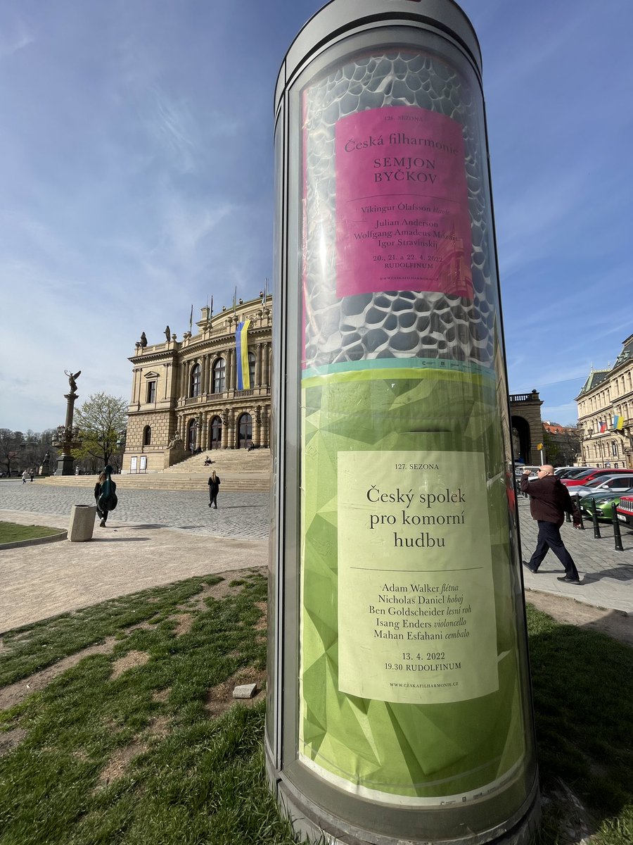 An honour to join a group of wonderful artists at the <a href="/CzechPhil/">Czech Philharmonic</a> chamber series in #Prague w/ <a href="/MahanEsfahani/">Mahan Esfahani ن</a> <a href="/ndanielmusic/">Nicholas Daniel OBE 🇺🇦🏳️‍⚧️</a> Adam Walker <a href="/bengoldscheider/">Ben Goldscheider</a> <a href="/Thomas_ades/">Thomas Adès</a> Kajia Saariaho Elliott Carter. 🙏🏻