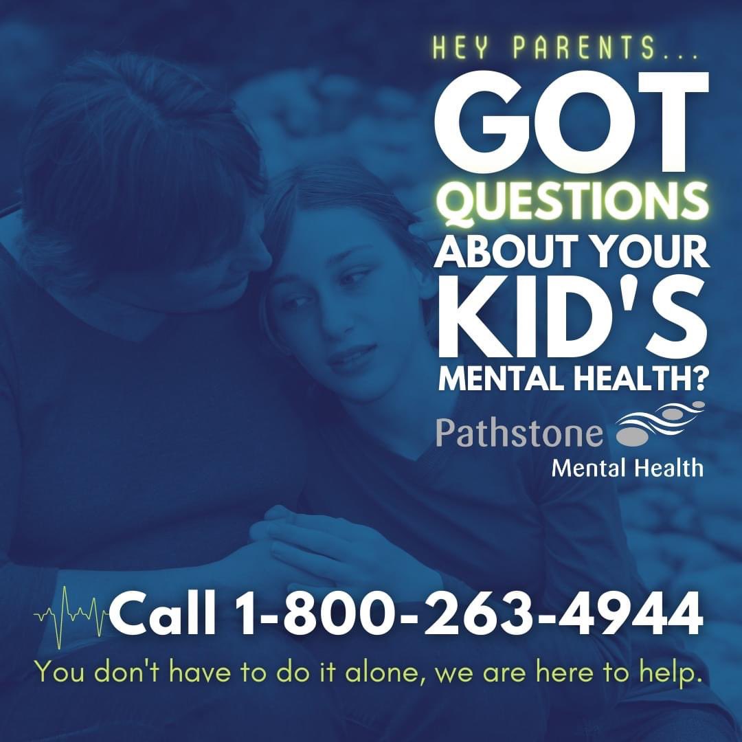 pathstonemh's tweet photo. HEY PARENTS! Do you have questions about your kid's mental health? We got you. Support is just a phone call or visit away. You don't have to do it alone. For more information about a Pathstone clinic in your area, please visit https://t.co/vApXWMcRg0 #kidsmentalhealth https://t.co/rFA5P8D8Ih