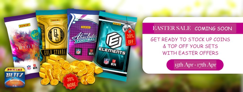 PaniniDigital's tweet photo. Get ready for Easter exclusives and Sales all weekend long on Dunk and Blitz https://t.co/iq2owhoFuU