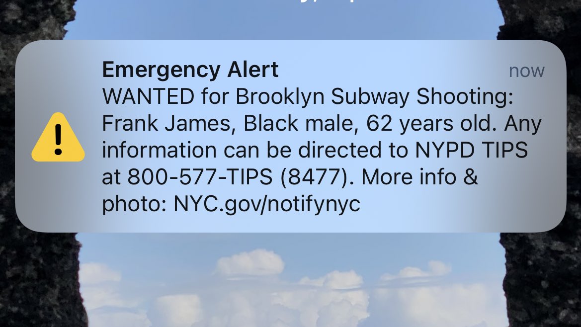 On the street and hearing everyone’s phones buzz at once.