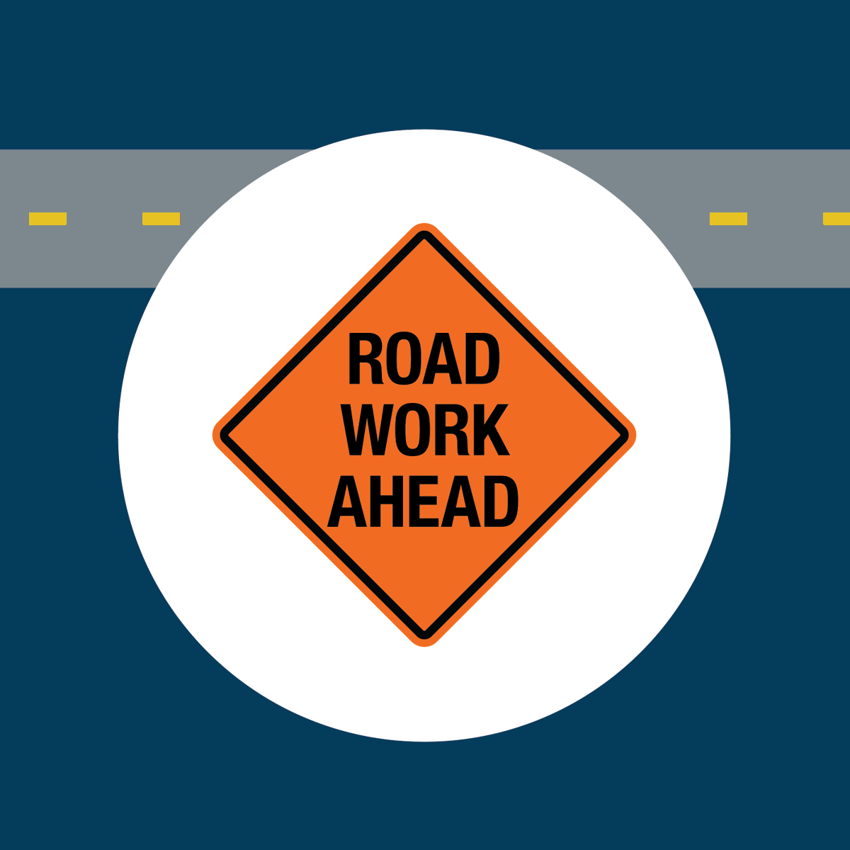 Warning signs, slow signs and road work signs are only a few of the signs you might see
when you enter a work zone.
✔️Check your speed
✔️Be careful around large vehicles
✔️READ THE SIGNS
Remember: Work zones are a sign to slow down. #NWZAW #Orange4Safety