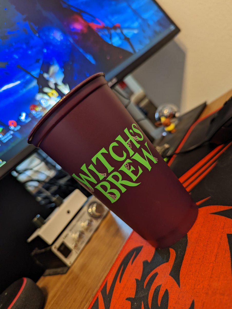 MarvelousDragon's tweet photo. Brewed up a potion to get my into the productive mindset! What do you think it is?
#WitchBrew #Potion #WhatIsIt #FemaleStreamer #DragonWitch #LetsBeProductive #SwordArtOnline #GamerGirl https://t.co/xQbCDqyNFa