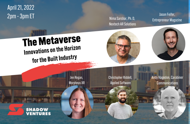 Nextech_AR's tweet photo. Join Nextech AR for “The #Metaverse:Innovations on the Horizon for the #BuiltIndustry" & learn how #VR & #AR will extend the role of the #builtcommunity.
Register here ➡️ https://t.co/m9Opp0cWti https://t.co/yGbf2XPPDc