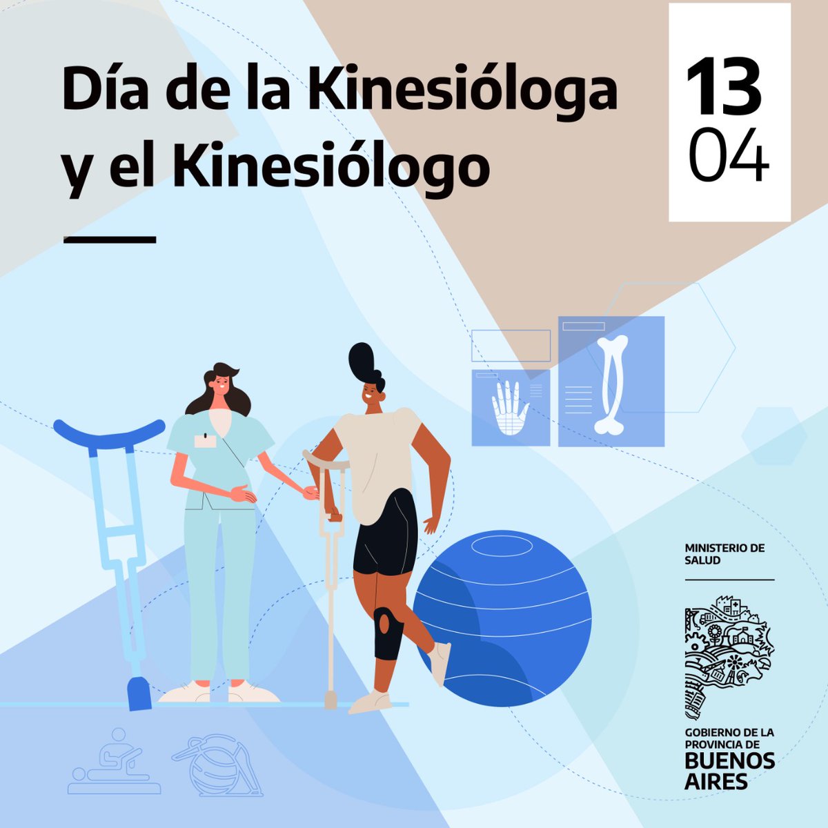 SaludBAP's tweet photo. ➡️ Saludamos a las y los kinesiólogos en su día que con su labor cumplen un rol fundamental en la recuperación y rehabilitación que mejora la salud y la calidad de vida de las personas.

¡Feliz Día!

@BAProvincia https://t.co/rXME2oQKYZ
