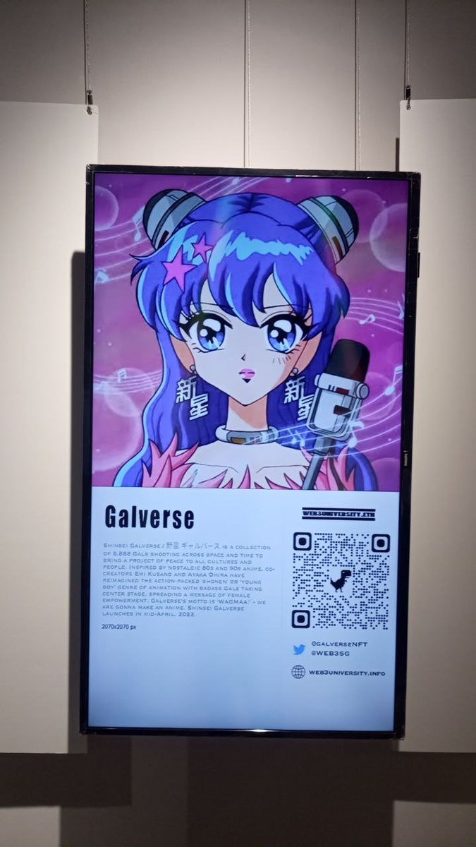 We are giving out 10 WL spots TONIGHT courtesy of the Galverse team! 

1️⃣ Like/RT/Follow <a href="/web3sg/">WEB3SG</a> @galverseNFT <a href="/milomonk/">milOmONk 🔮</a> 
2️⃣ Comment your fav anime and tag one friend!
🔔 Notifications on <a href="/web3sg/">WEB3SG</a> 

30 mins