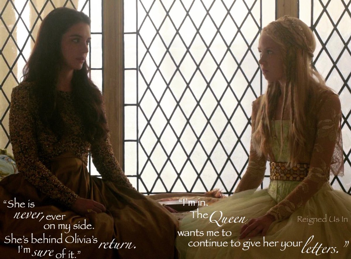 ReignedUsIn's tweet photo. “She is never on my side.”

#maryqueenofscots #catherinedemedici #aylee #adelaidekane #janessagrant #Reign #CWReign #netflix https://t.co/GEOWmwq6yO