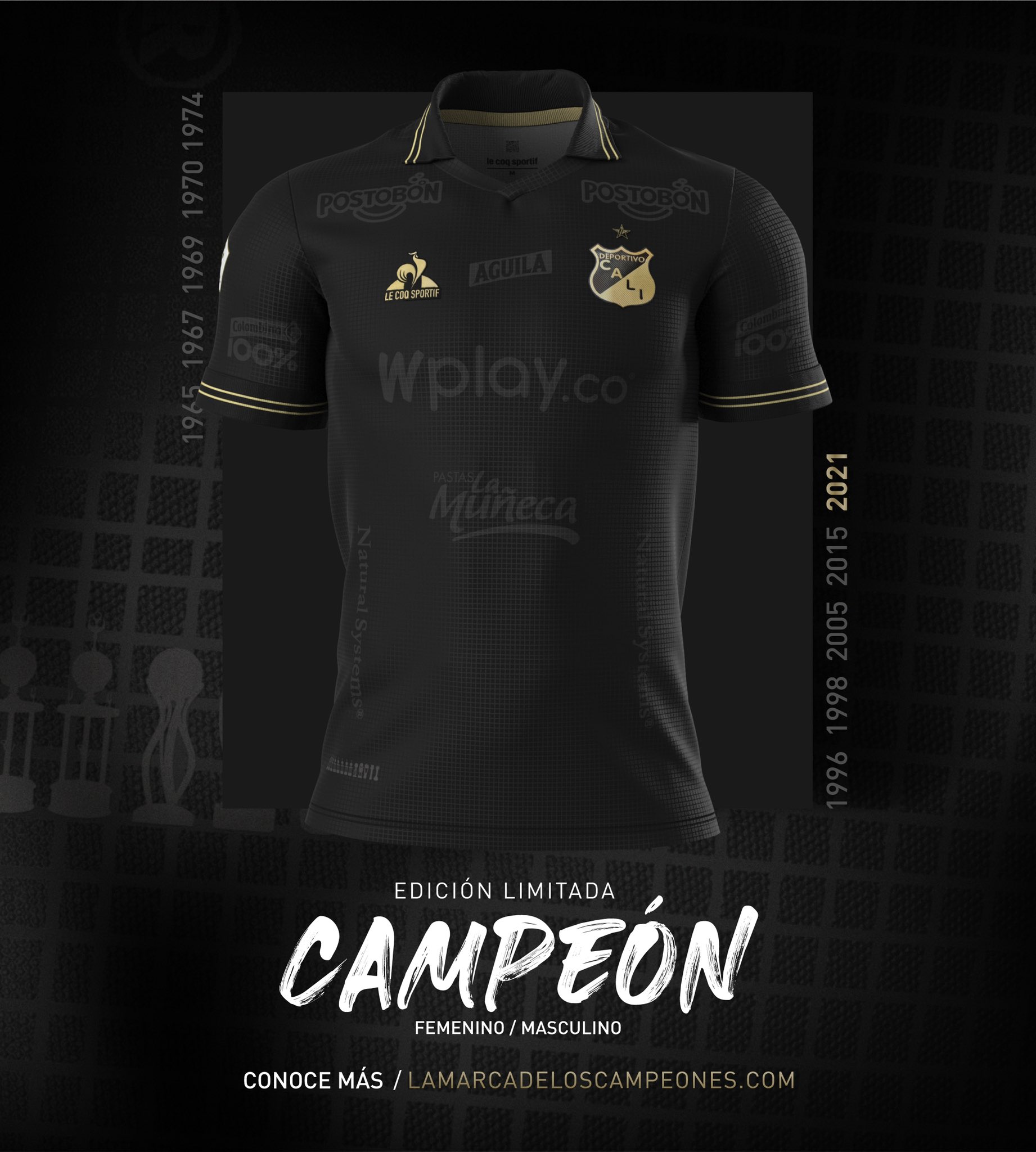 le coq sportif CO on X Preventa Una nueva camiseta que rinde homenaje a los equipos femenino y masculino del Deportivo Cali que se consagraron campeones en el 2021. Exclusivo Online. Haz