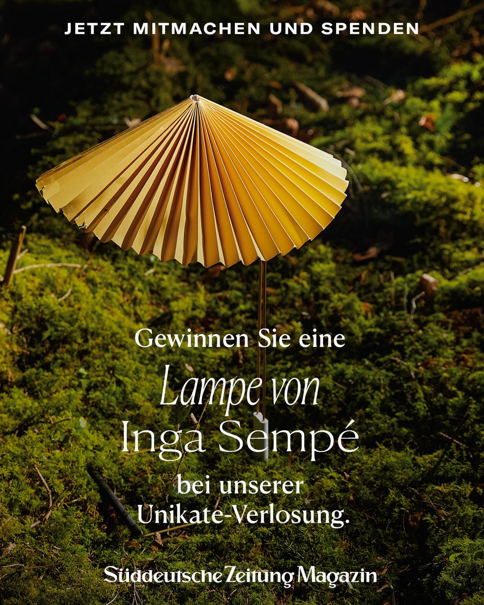 szmagazin's tweet image. Wir verlosen zehn Unikate namhafter Designerinnen und Architekten. Hier erfahren Sie, wie Sie die tollen Einzelstücke gewinnen und dabei mit einer Spende für Hilfe in der Ukraine etwas Gutes tun können: sz-magazin.de/unikate2022