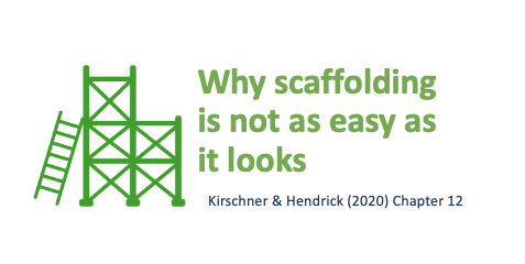 In next week's Book Study (on 4/25), we'll talk about Section 3 in 'How Learning Happens.' Did you read Chapter 12? The authors talk about providing support and then when and how to fade that support. What are ways you know when to fade support?