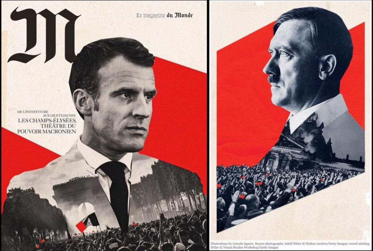 dragonduclos's tweet photo. Souvent presse varie, bien fol est qui s'y  fie... 
Les médias soutiennent aujourd'hui Macron, ce grand défenseur de la démocratie ! https://t.co/0tv4NvuoXs