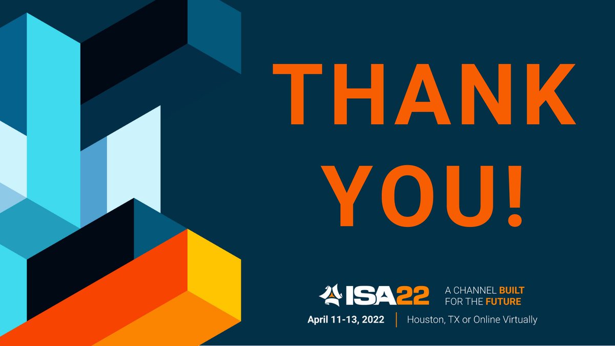 ISAssoc's tweet photo. A HUGE shout out and thank you to all #ISA22 attendees, sponsors, exhibitors, speakers and moderators! This year's convention was a great success because of you. Don't forget to check your inbox for a post-event survey... you're part of this event and we want to hear from you! https://t.co/SlBVL0yvpK