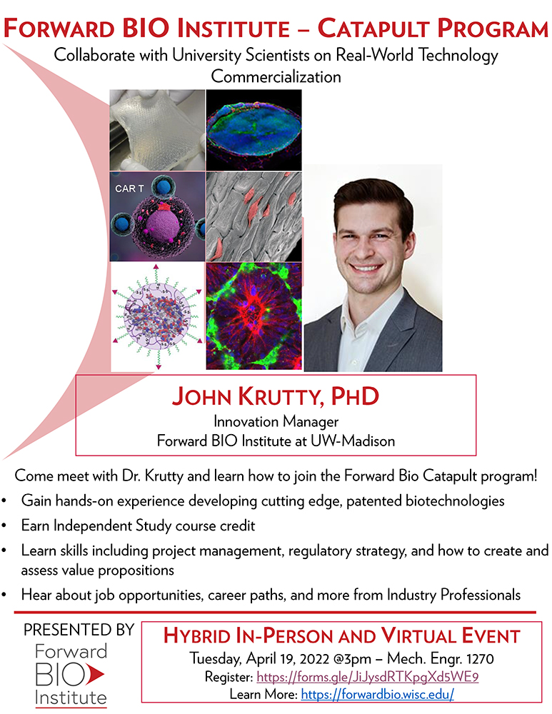 Hey, MS students. Learn more about the Catapult Program from <a href="/Forward_BIO/">Forward BIO Institute</a> and how you can gain hands-on experience developing cutting-edge, patented biotechnologies.
Register&gt; forms.gle/JiJysdRTKpgXd5…
