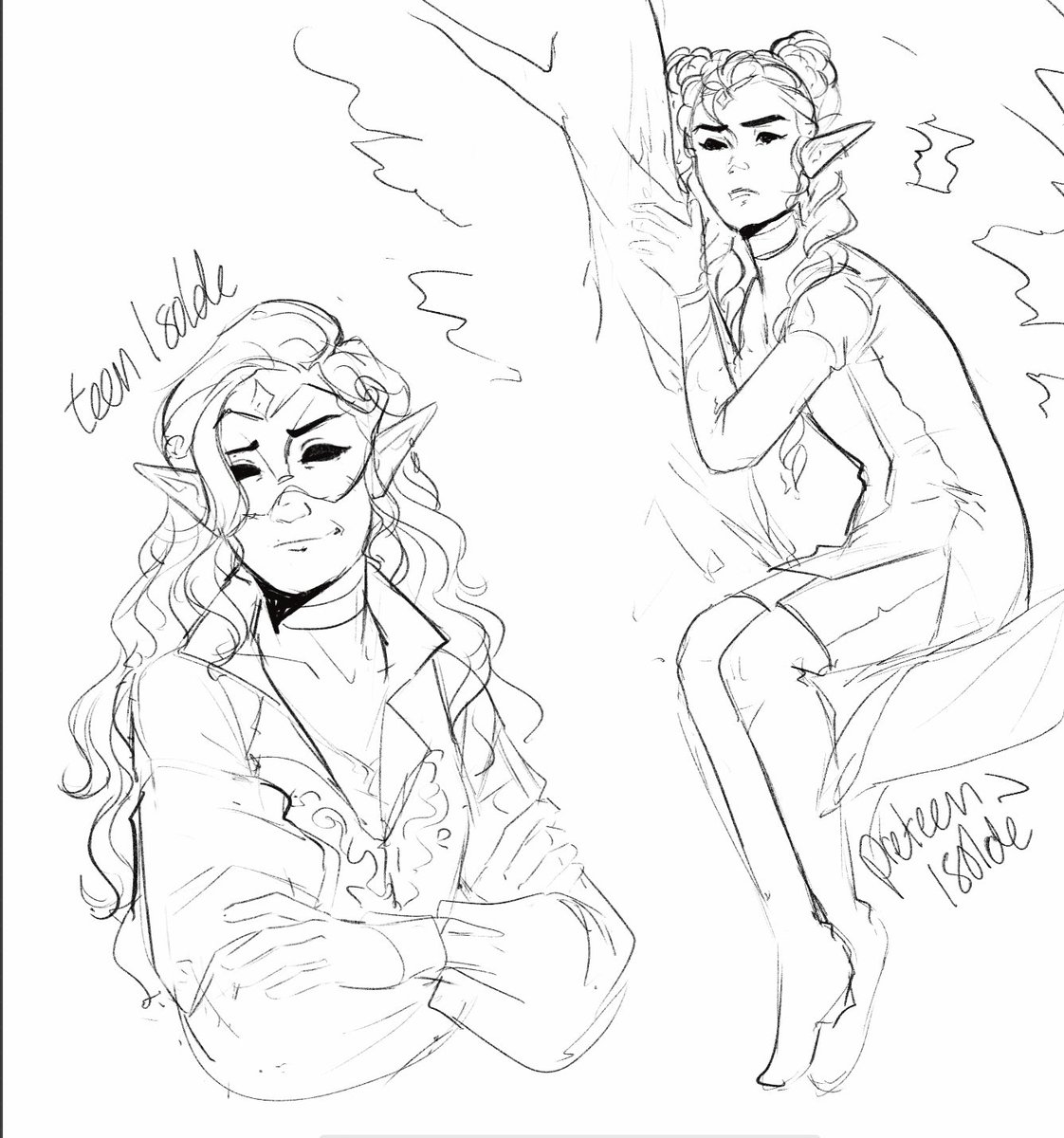Some Sketches of my character Isolde as a child ✨
#dndart #dnd #DnDcharacter
