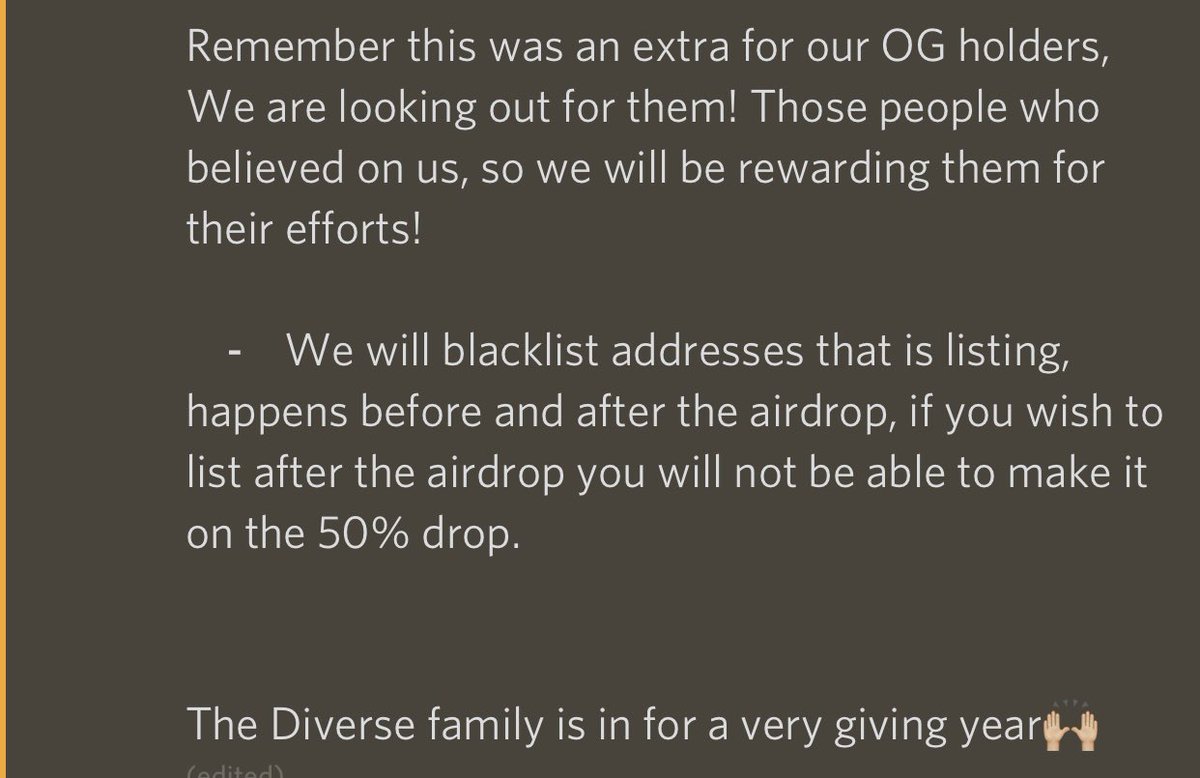 Nikitasia_1_'s tweet photo. You don’t want to miss out on this!!! 🚀🚀🚀@diverse #Staking #NFTGiveaway #NFTCommunity #nftart #NFTshill #NFTs https://t.co/Q5FNoMOauq https://t.co/YQcIIXjxnw