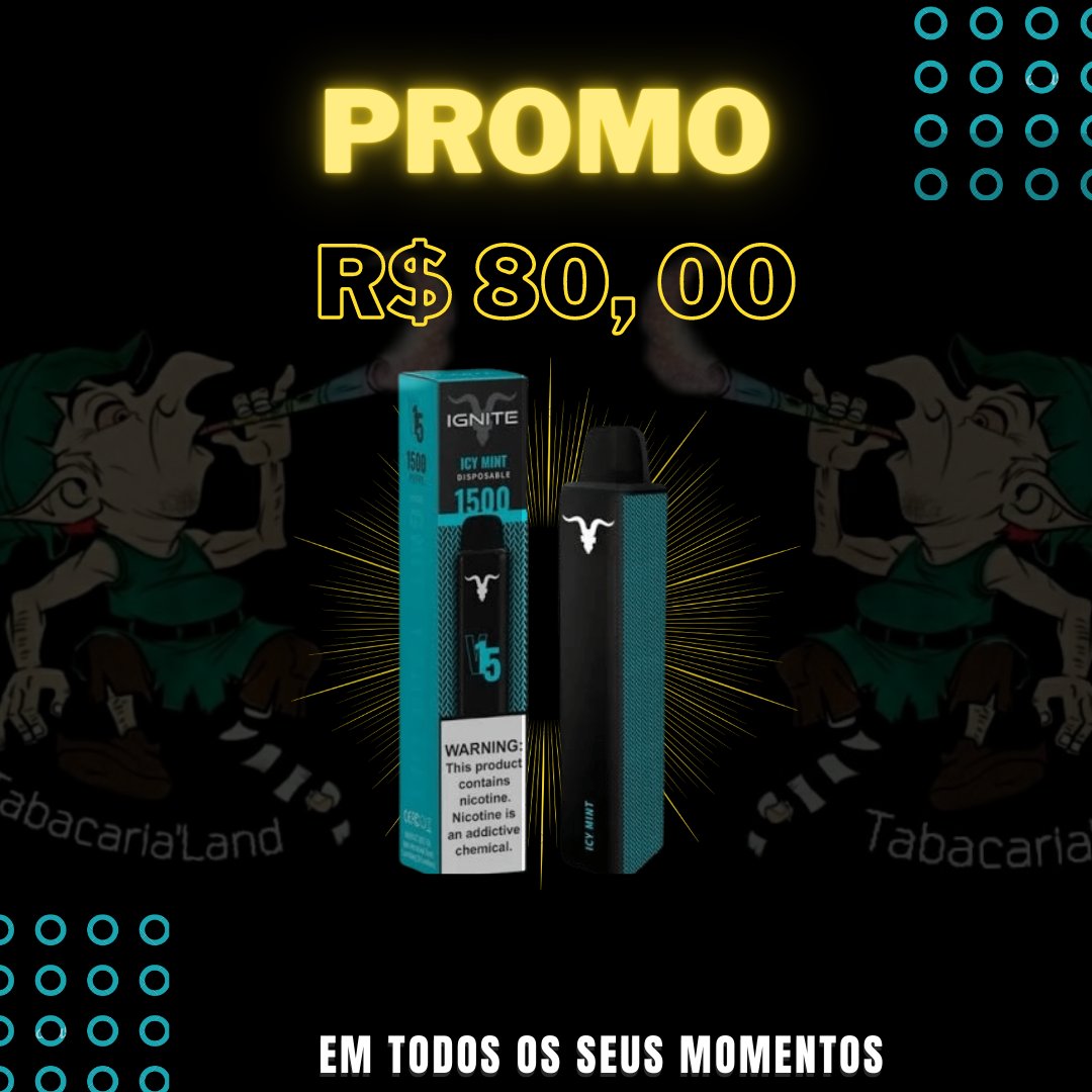 TabacariaLand's tweet photo. ⚠️ Promoção para acabar ⚠️

#poddescartavel #ignite https://t.co/NjINpLTF83