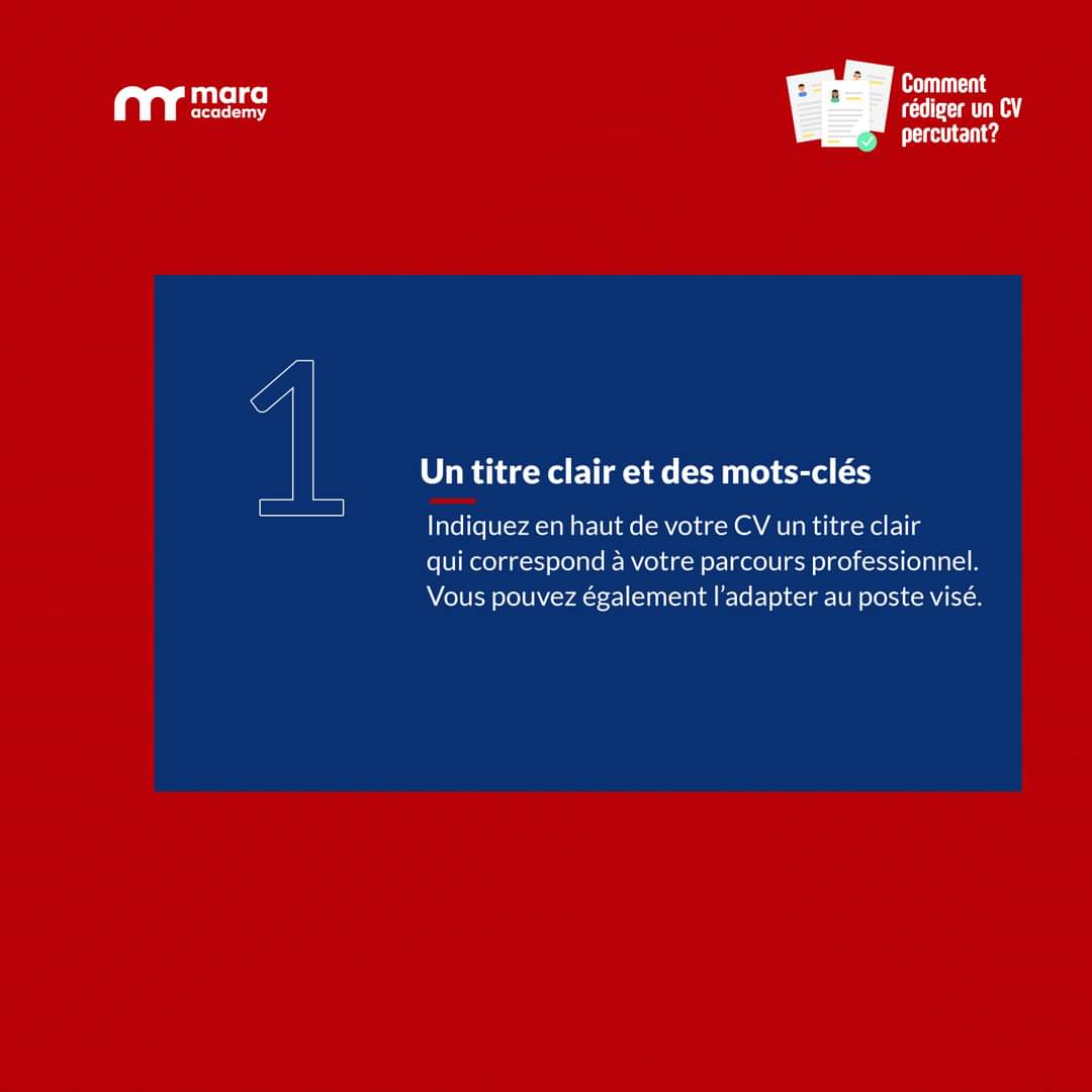 Aaron_92Sucess's tweet photo. Comment rédiger un CV percutant ?
Voici 5 astuces simples 👇
Identifiez en commentaire une personne en recherche d'emploi.💪👌
#MaraAcademy #YEA #Employabilité #Zerochomage #CV https://t.co/5JfYzwXYk3