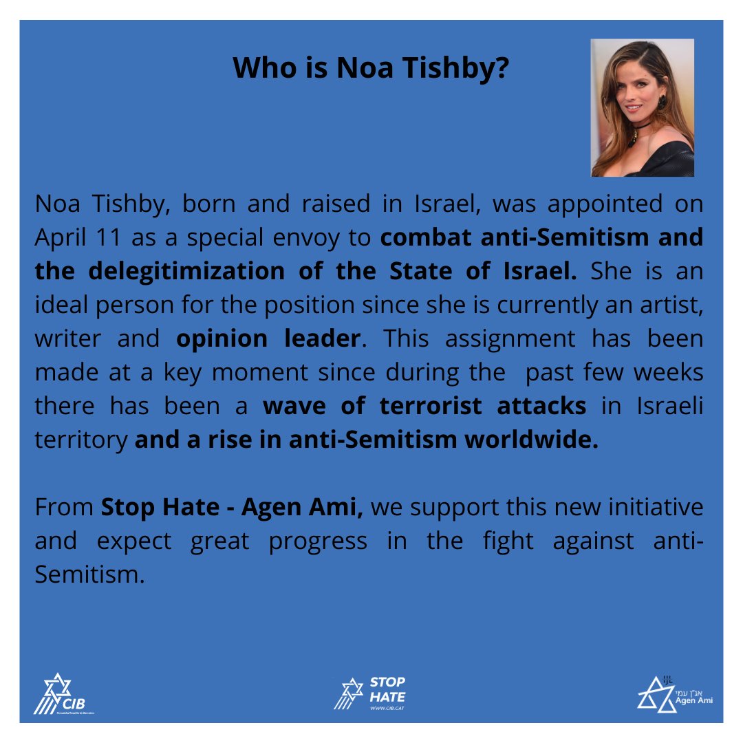 ¡📣Un nombramiento muy importante para el avance en la lucha contra el antisemitismo! ✡️💪🏻
#Israel #stophate