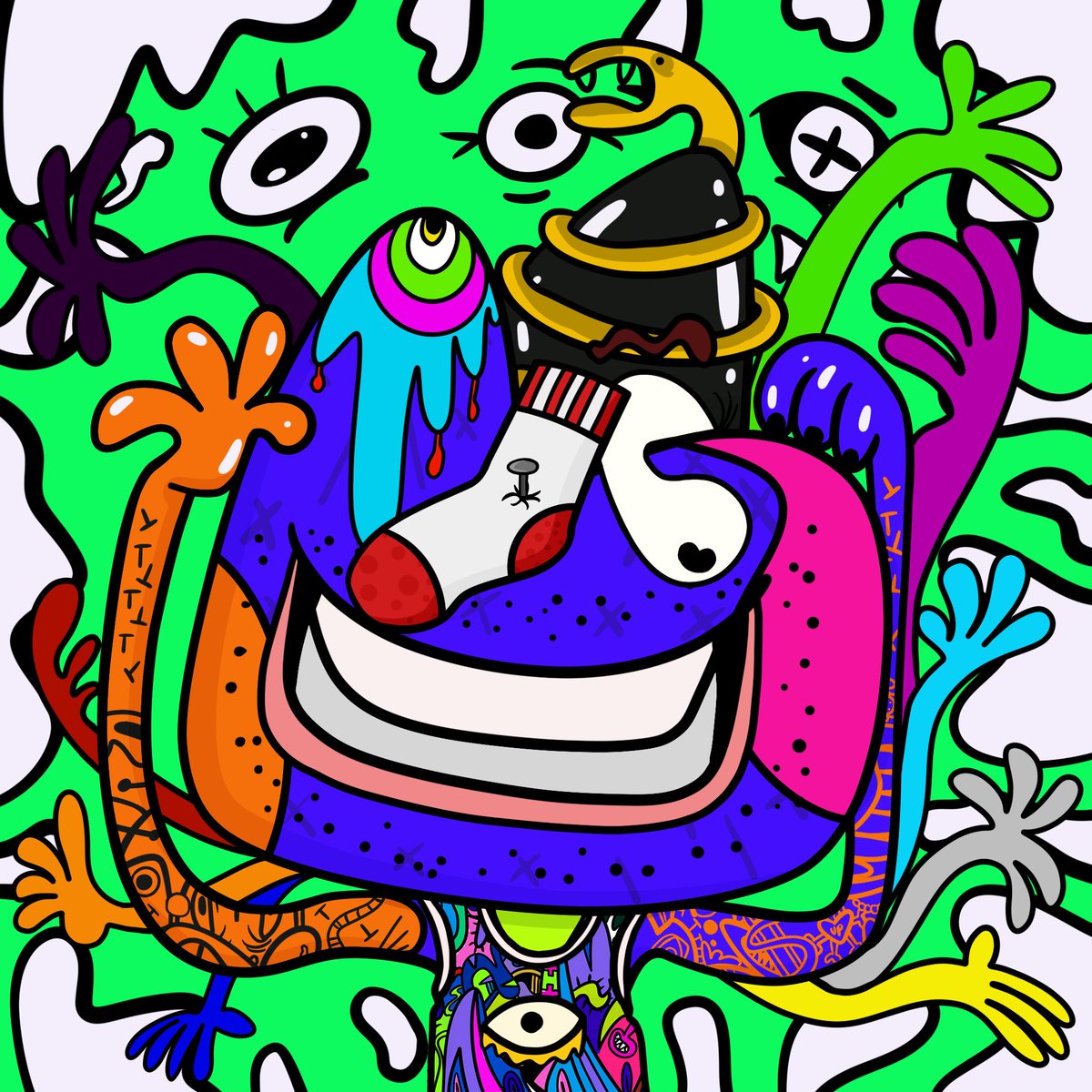 itzjoshuajake's tweet photo. Confirmed Generative Pieces of @UglyPeopleNFT 🧡 The art by @caricaturat is just out of this world! You can’t censor the Ugly Fam✊ #NFTCommunity https://t.co/gIOTbXgnXH