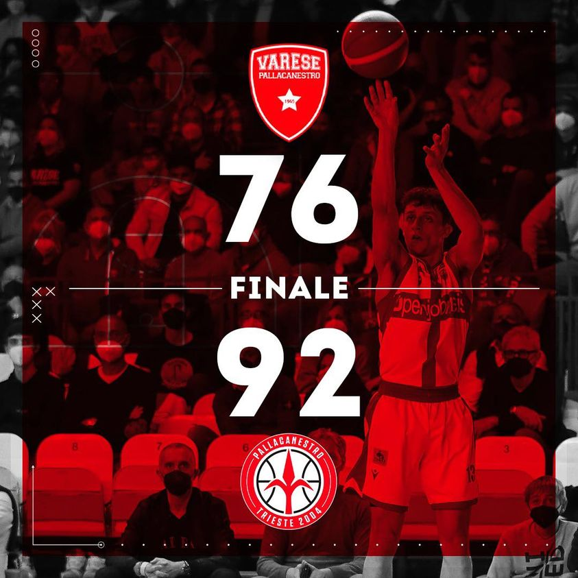 PallVarese's tweet image. Anche questa sera non è andata come avremmo voluto 😤 Ora concentriamoci sulla prossima sfida
#VarTri #NoiSiamoVarese