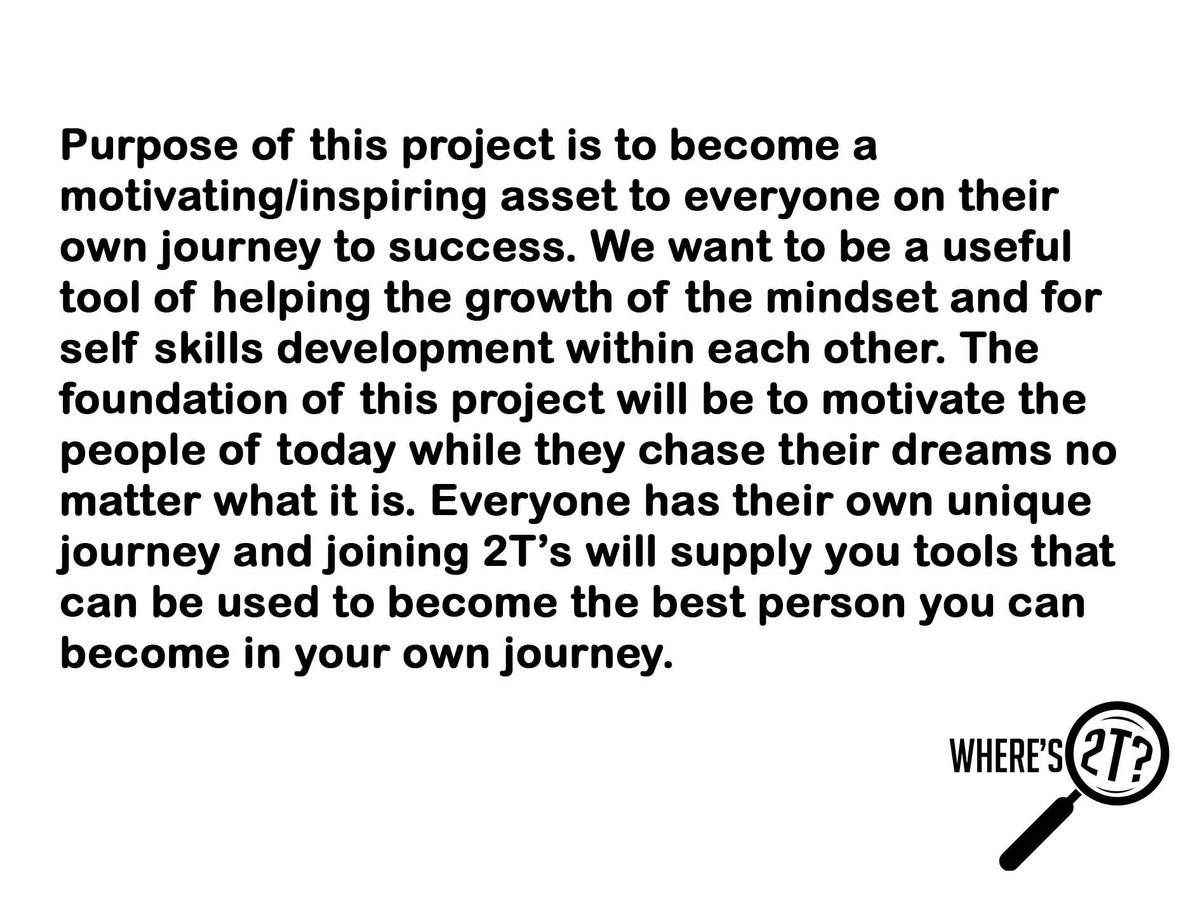 2timesfr's tweet photo. Our aim is to become a tool ourselves in supplying motivational/inspiring knowledge across the world, helping others on their own journey to success. https://t.co/0PdgieB5Ub