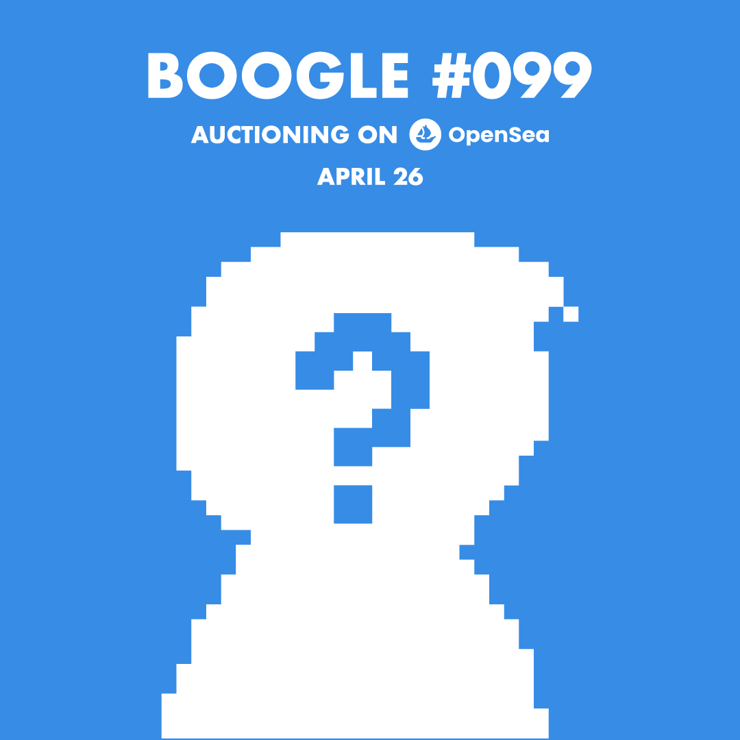solBOOGLE's tweet image. 👻 AUCTION ANNOUNCEMENT 👻

We are excited to officially announce that we have partnered with @opensea to host our next auction for BOOGLE #099 

The auction will begin at 10PM UTC, Tuesday April 26