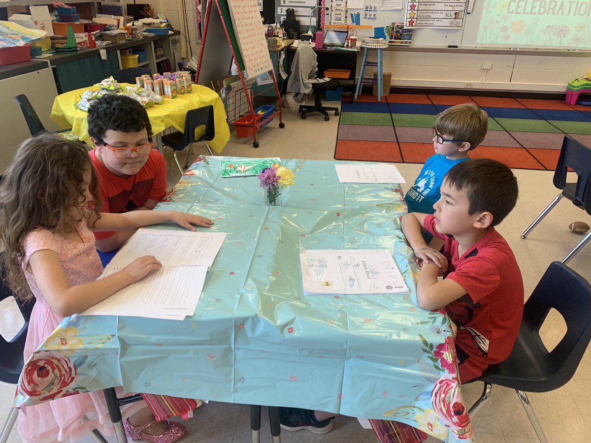 Miss_Simonson's tweet photo. Celebrating 1st grade writers today with our writing celebration!! We loved sharing our stories with friends from other classes💚🐾📝  Great work Bobcats!! @PSDBedminster #PennridgeProud https://t.co/swhqEQ36r4