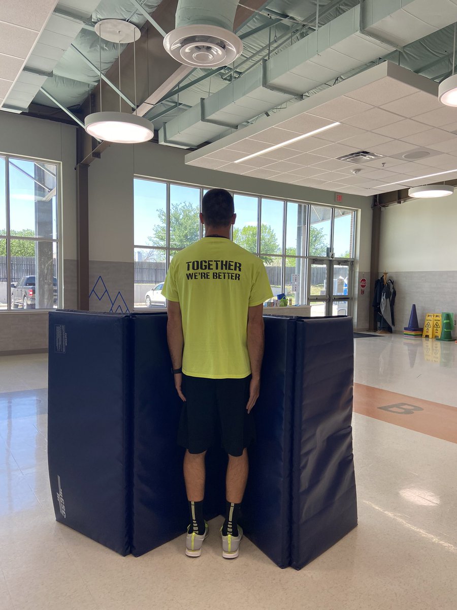 Playing Hide and Seek Tag today in Pre-K. The kids NEVER found me in my hiding spots. <a href="/ELCSouth_KISD/">ELC South - KISD</a>