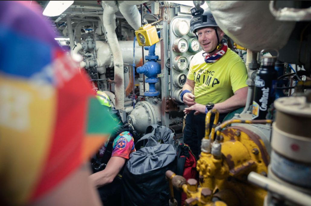 CliveBushMInSTR's tweet photo. @cmcpro_official ready to assess one of the rope rescue challenges at #GrimpNA 🇺🇸🇬🇧 @INTVNRESCUE https://t.co/DRmKFYPI1s