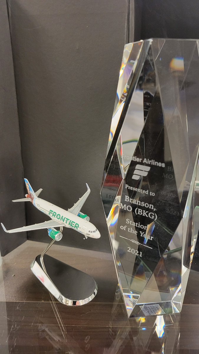 FlyBranson (@flybranson) on Twitter photo Congratulations to the BKG TEAM! We want to thank & recognize every employee of the Airport Operation. You make the difference by providing excellent on time performance & customer service!
Thank You <a href="/FlyFrontier/">Frontier Airlines</a> for this award. We look forward to another great year! Congratulations to the BKG TEAM! We want to thank & recognize every employee of the Airport Operation. You make the difference by providing excellent on time performance & customer service!
Thank You <a href="/FlyFrontier/">Frontier Airlines</a> for this award. We look forward to another great year!