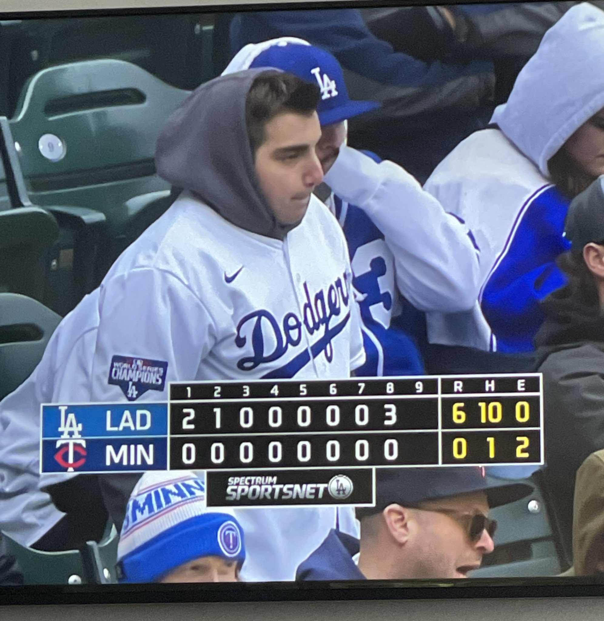 Aaron Rupar on Twitter "I made it on the Dodgers broadcast. I’m