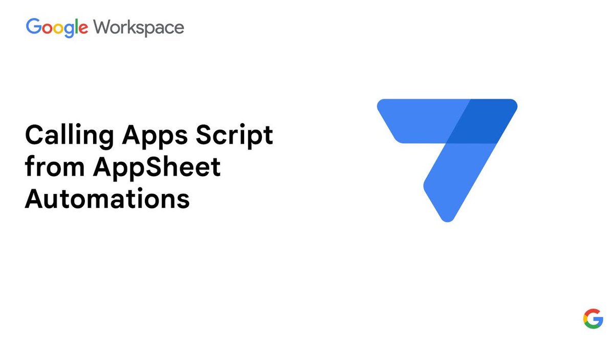 GoogleWorkspace's tweet image. #AppScript is a fast and easy way to automate tasks and build your own apps that integrate with #GoogleWorkspace tools. Check it out → goo.gle/3JDR0KI