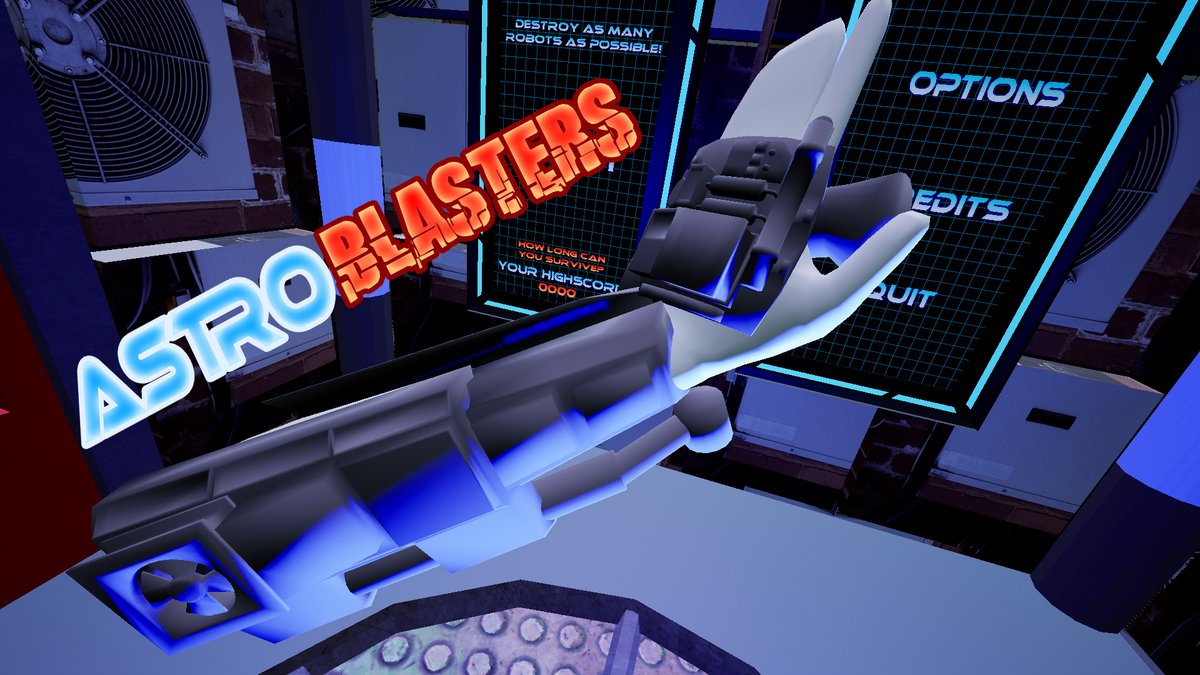 Getting some arms up in this #vrgaming #indiegame Also attached; laser hands &amp; pwr/cpu housing.  Testing out some more ideas as the day goes on.  Will post more if it turns out!  #Oculus #gamedev #indiedev #VirtualReality #gaming #wip #wipwednesday #vr #games