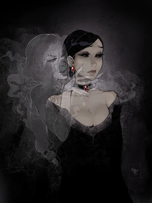 some fun spooky arts i did for halloween last year <3 