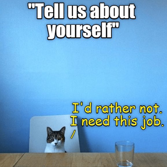 GeneralCattis's tweet photo. Leave out any potentially incriminating information
#TipsForJobInterviews https://t.co/77Oogc0V1D