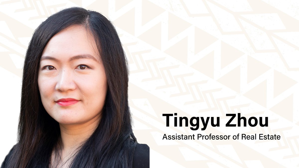 Asst. Professor of Real Estate Tingyu Zhou ranks No. 9 – up from No. 14 last year – in the latest Real Estate Academic Leadership Rankings. The worldwide rankings track publication of articles in 3 premier real estate journals over the past 5 years. FSU ranks No. 5 on the list.